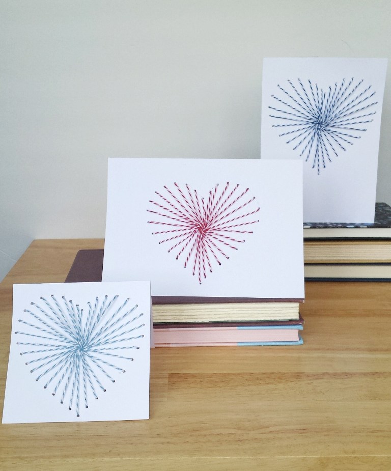 Hand Sewn Greeting Cards