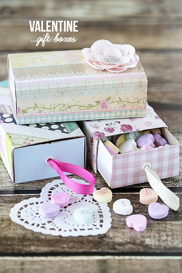 Valentine Boxes using Matchboxes