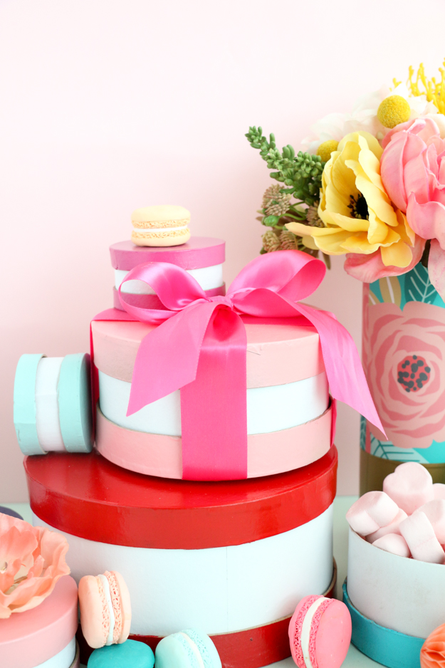 Colorful Macaron Gift Boxes
