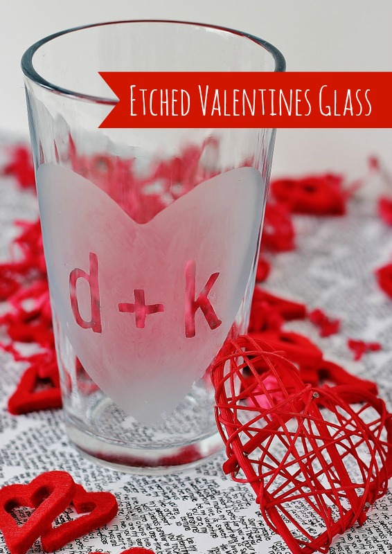 Valentines Day Glass