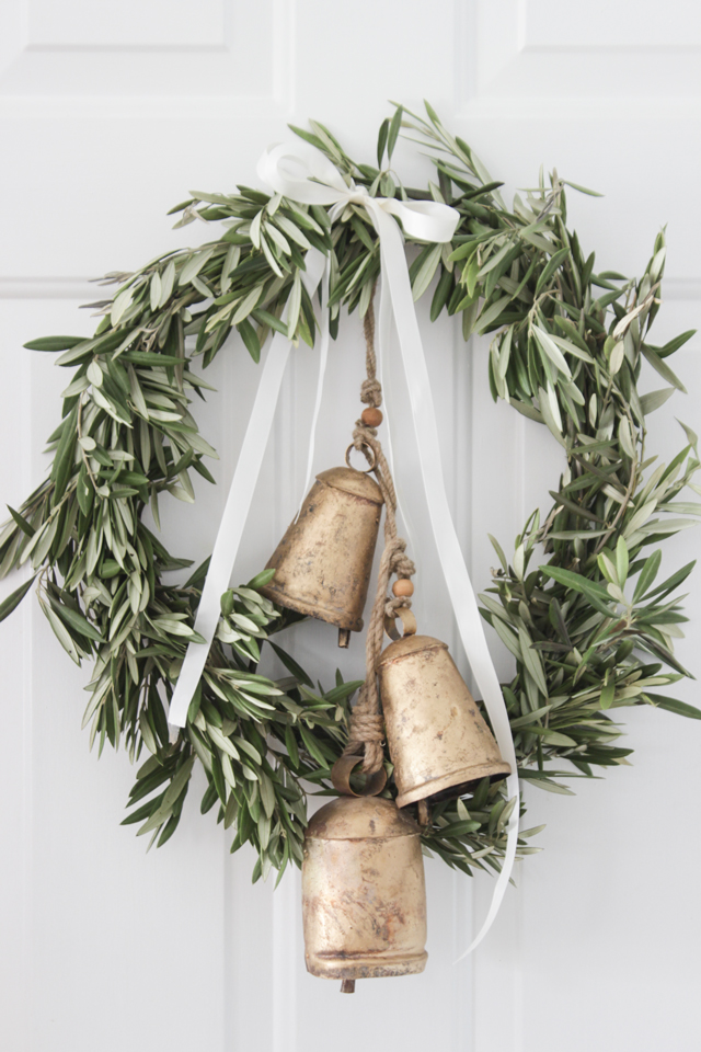 Branch Wreath With Bells