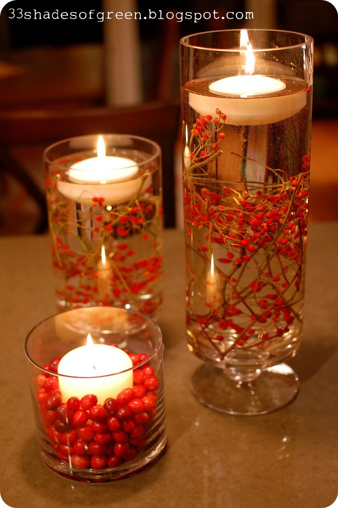 Floating Candles Centerpiece