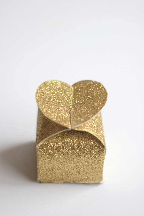 Glitter Valentines Heart Boxes