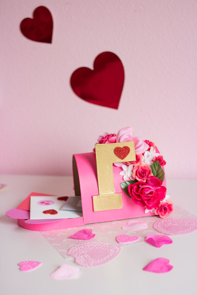 Floral Valentine Mailbox
