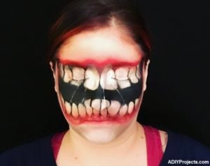 Big Mouth Halloween Makeup for Awesome Halloween Look