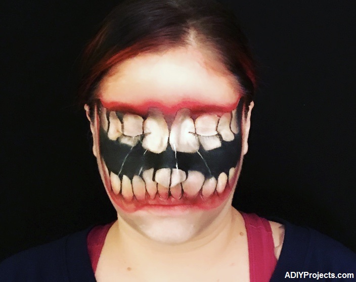Big Mouth Halloween Makeup