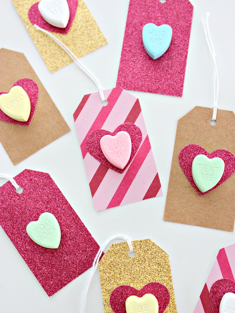Conversation Heart Gift Tags