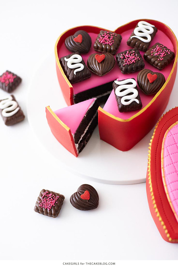 Heart Candy Box Cake