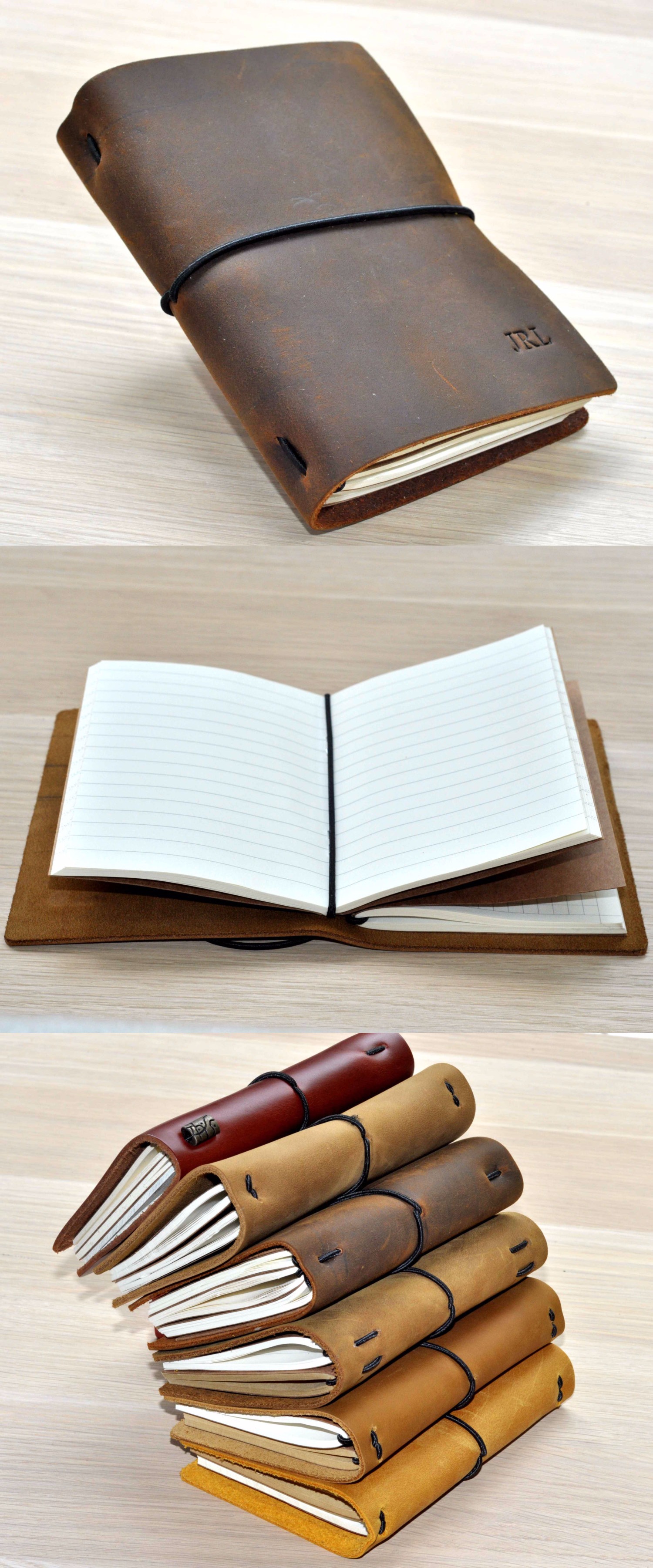 Leather Journal Notebook For Travelers