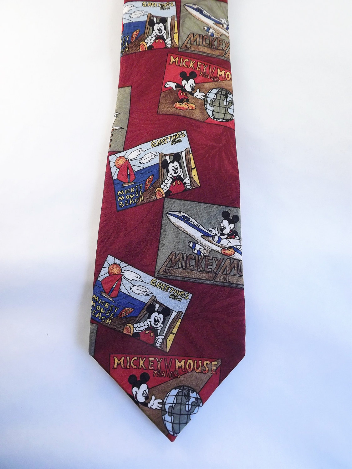 Mickey Mouse World Traveler Necktie