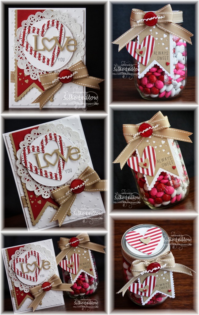 Paper Crafted Mason Jar Gift Tutorial