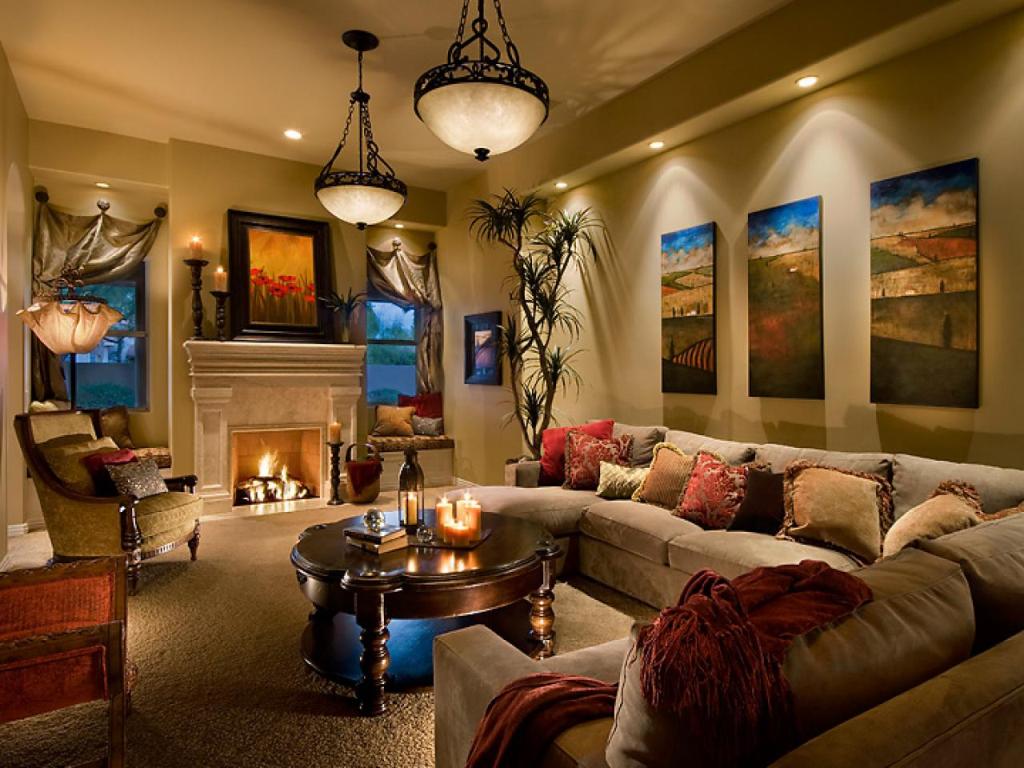 lighting arrangement in living room