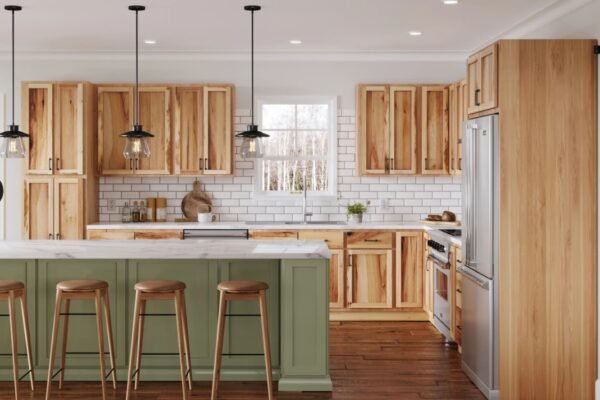 What Design Works With Hickory Kitchen Cabinets