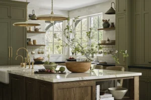 From Sage to Olive: Exploring the Spectrum of Green Kitchen Cabinets