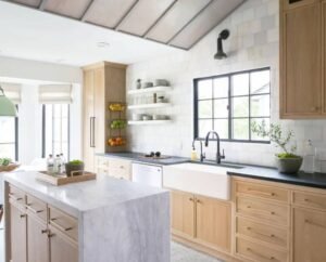 Are Natural Wood Kitchen Cabinets a Good Idea For Kitchen Interior